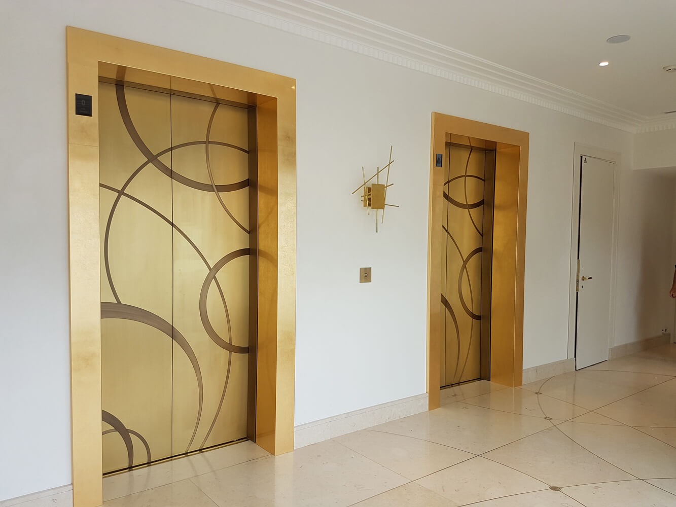 Decorative lift doors